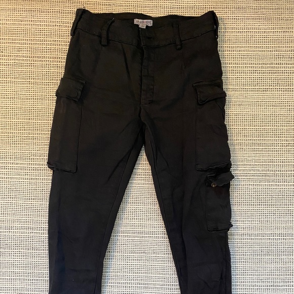 Black cargo style pants - Picture 4 of 7